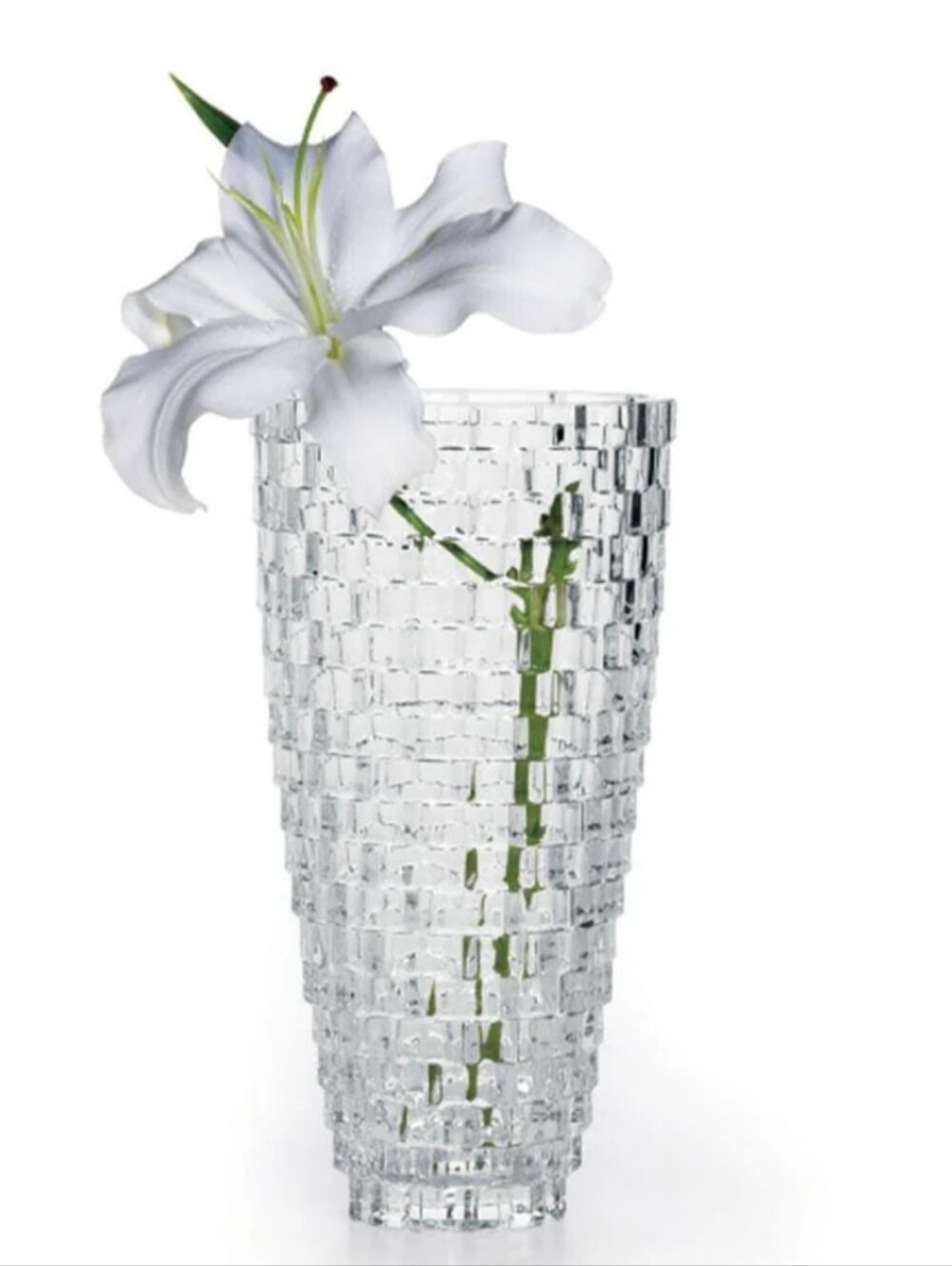 Mikasa Palazzo Clear Crystal Vase